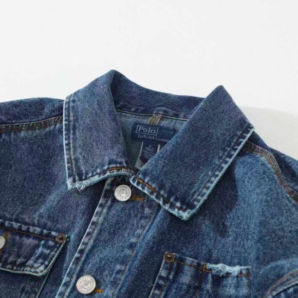 Polo Ralph Lauren Denim Dungaree Jacket Auth - Picture 6 of 16